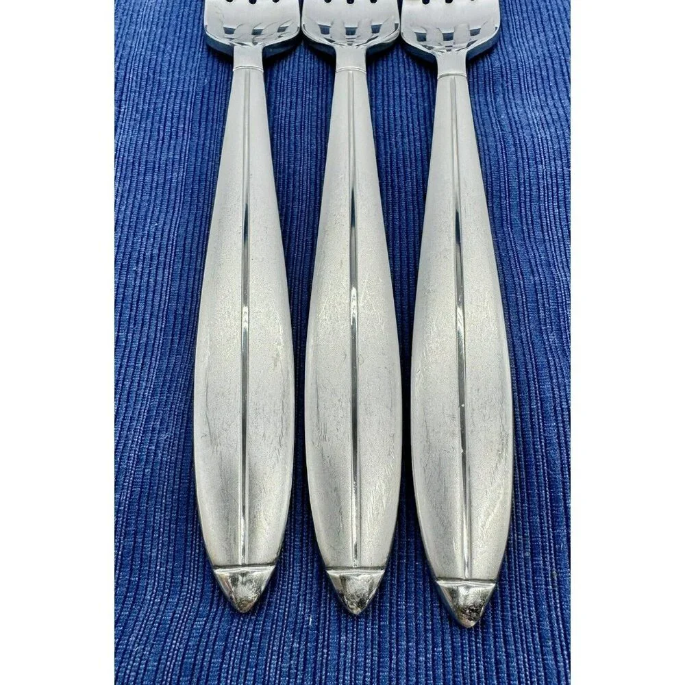 Cambridge Silver Stainless Dinner Fork 8 inch‎ Lot of 3 CBS46 Satin Handle